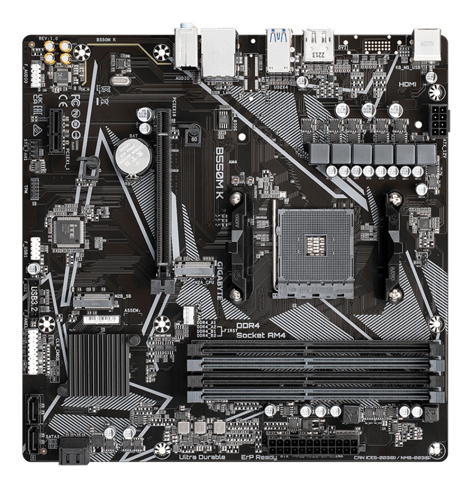 GIGABYTE B550M K