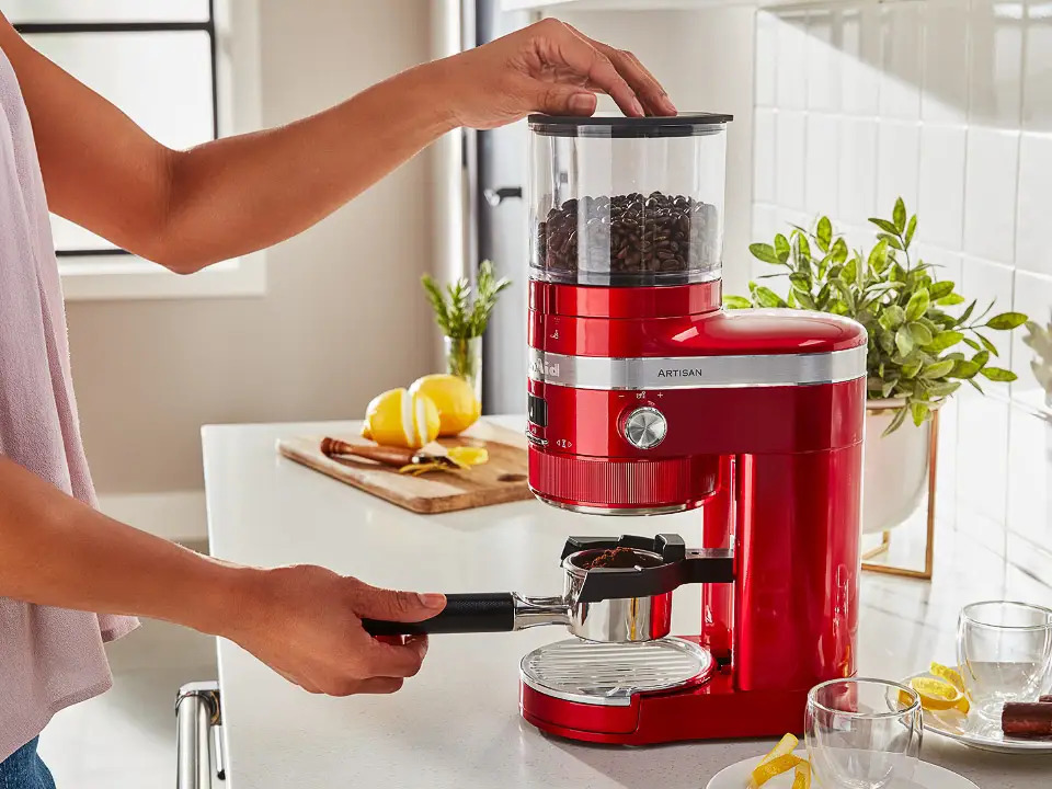 KitchenAid Artisan coffee grinder 5KCG8433EER empire red| EAN: 8003437607813