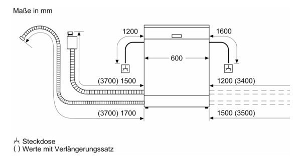 Bosch SMV4HAX48E Serie 4 Smarter Geschirrsp&uuml;ler vollintegriert, 60 cm breit, Besteckkorb, Made in Germany, Silence Programm besonders leise, Extra Trocknen , 4242005189779