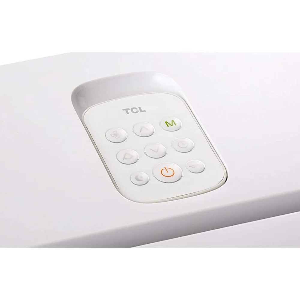 TCL TAC-12CPB/KW Mobiles Klimagerät | 3-in-1 Kühlen, Entfeuchten & Ventilieren | 11.000 BTU/h | Für Räume bis 35 m² | EEK: A