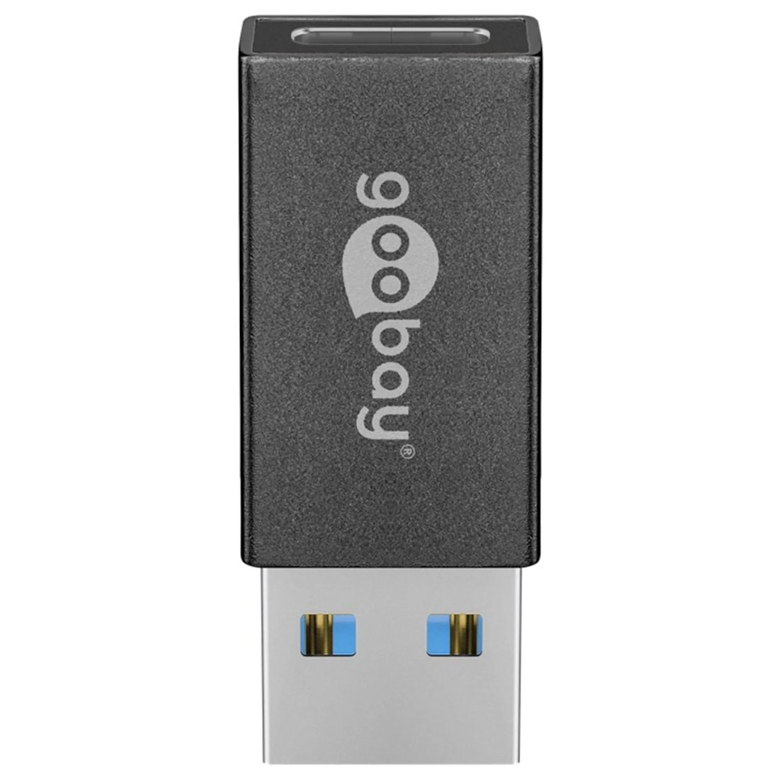 50001777002_goobay-usb3-C_5 Superspeed USB 3.0: Bietet Datenübertragungsraten von bis zu 5 Gbit/s für schnelles und effizientes Arbeiten.