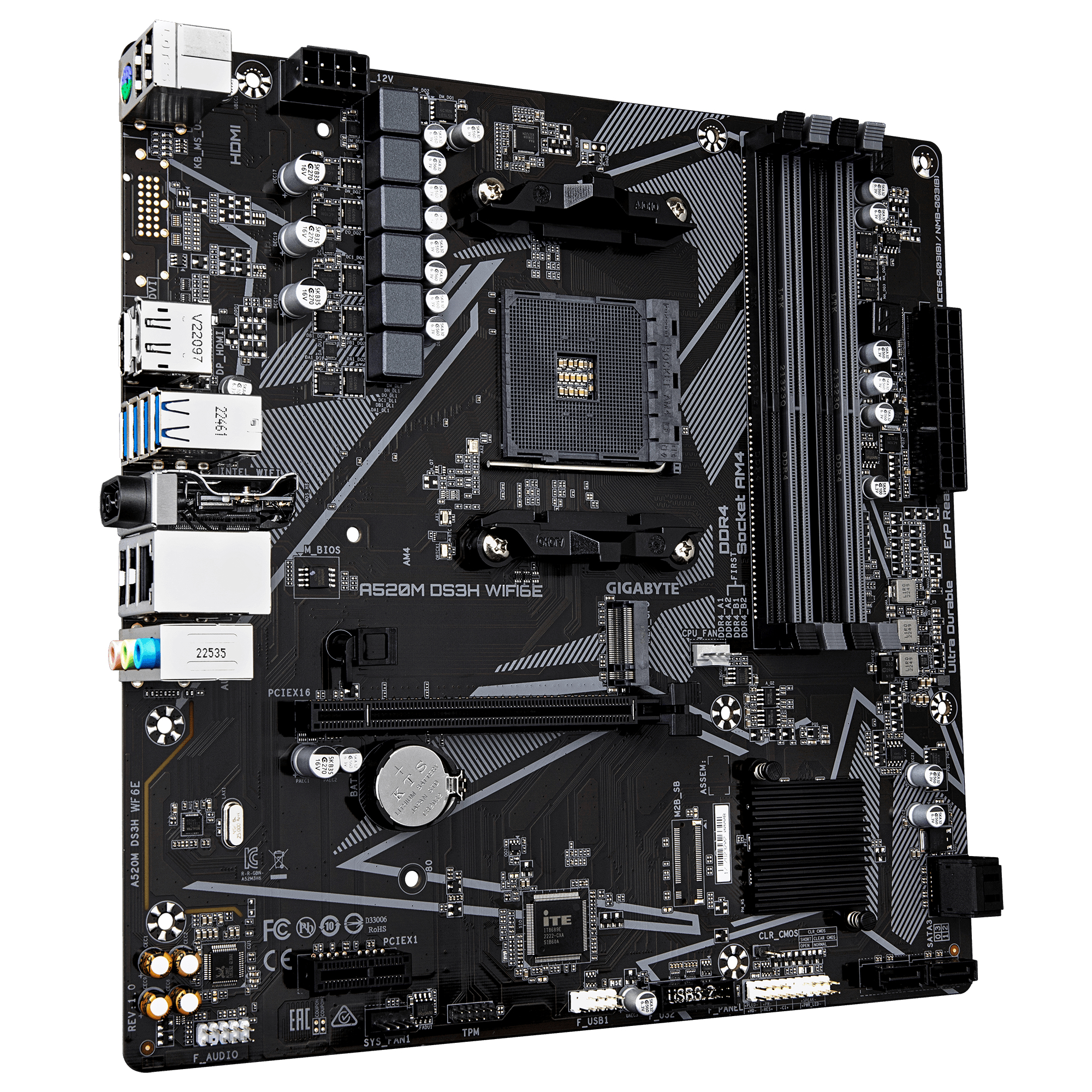 Gigabyte A520M DS3H WF6E