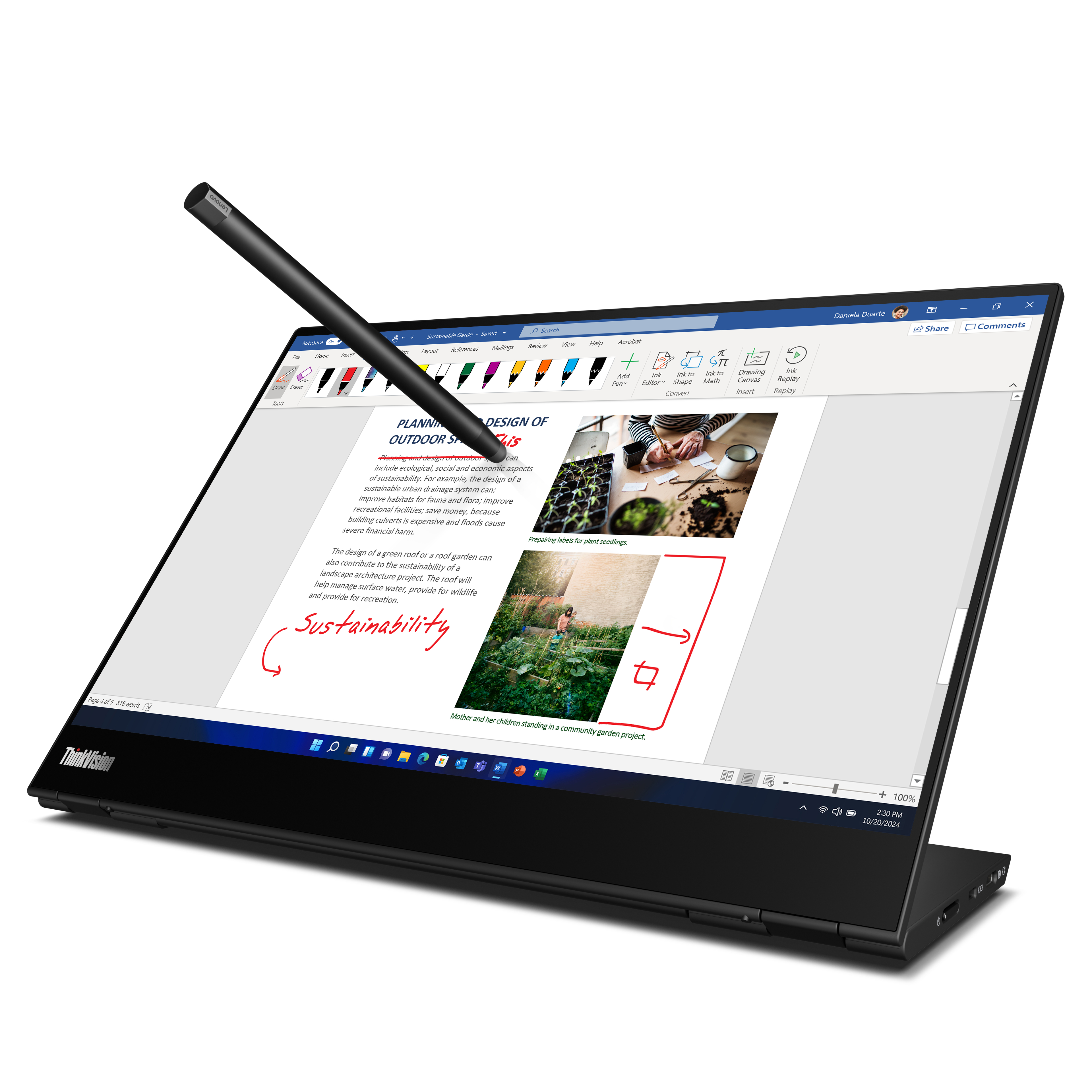 Lenovo ThinkVision M14t Gen 2