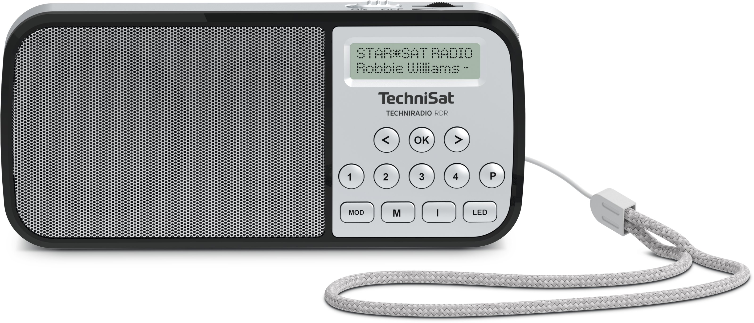 TechniSat Techniradio RDR Taschenradio DAB+, UKW AUX, USB, Silber EAN: 4019588239227