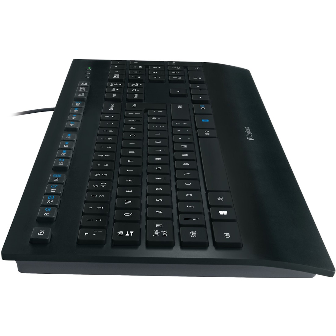 Logitech K280e Business USB Tastatur QWERTZ - Komfortable flache Tasten