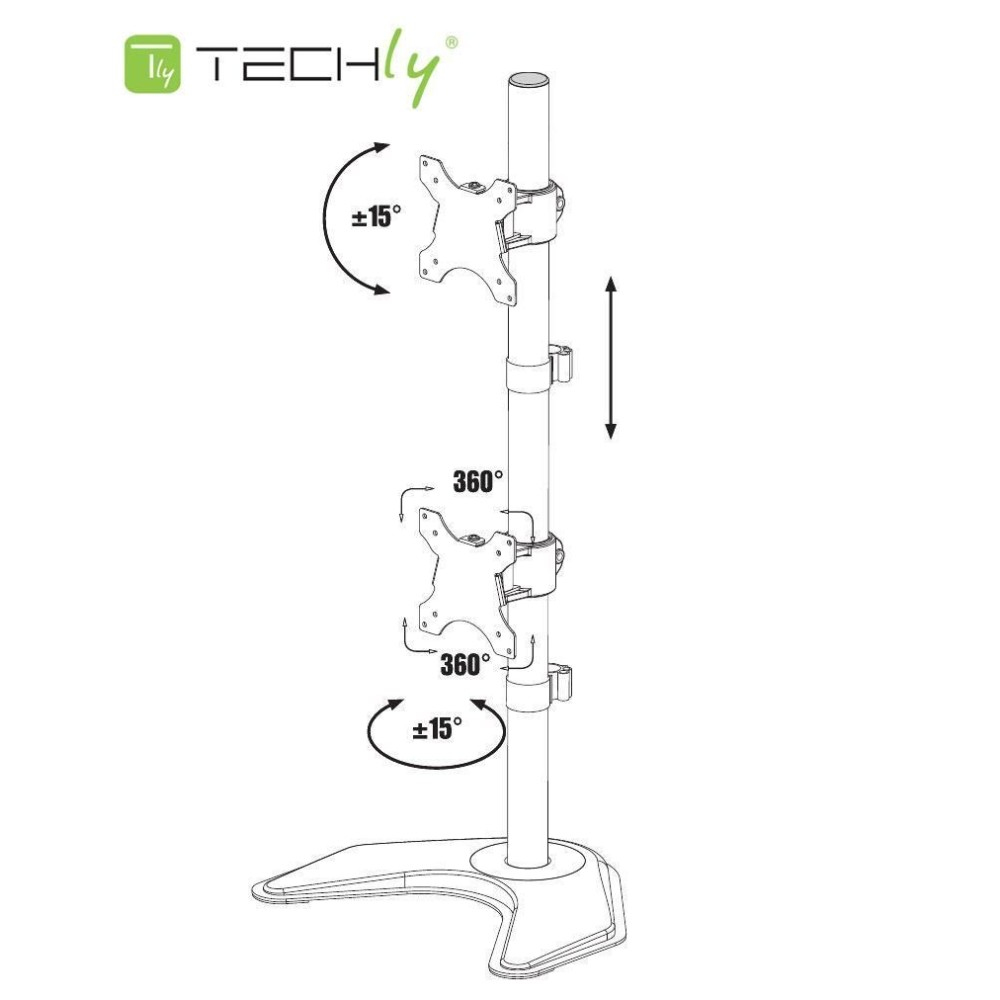 Techly ICA-LCD 2520V