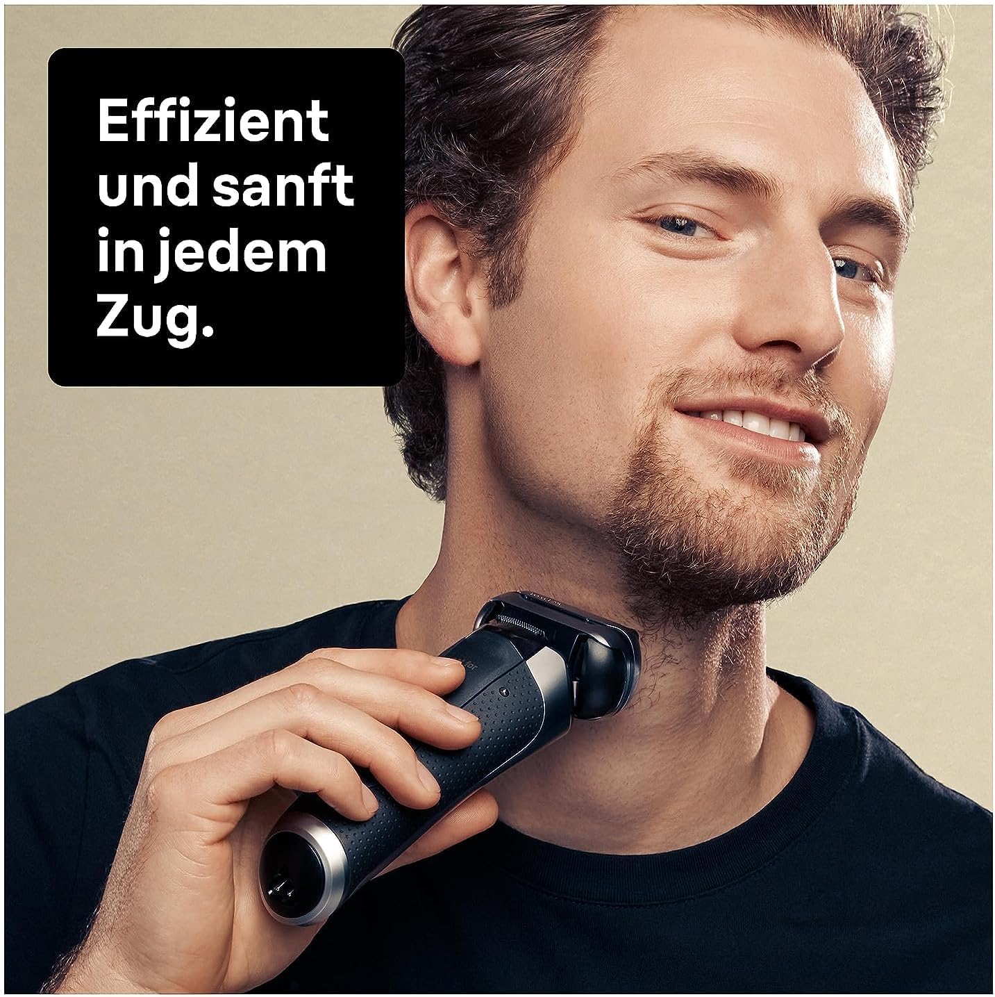 Braun Series 9 Pro 9410s wet and dry shaver with charging station and travel case, black