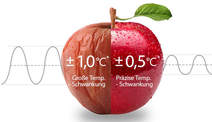 Optimale Frische durch konstante Temperatur LG GSLC41EPPE mit präziser Temperaturregelung