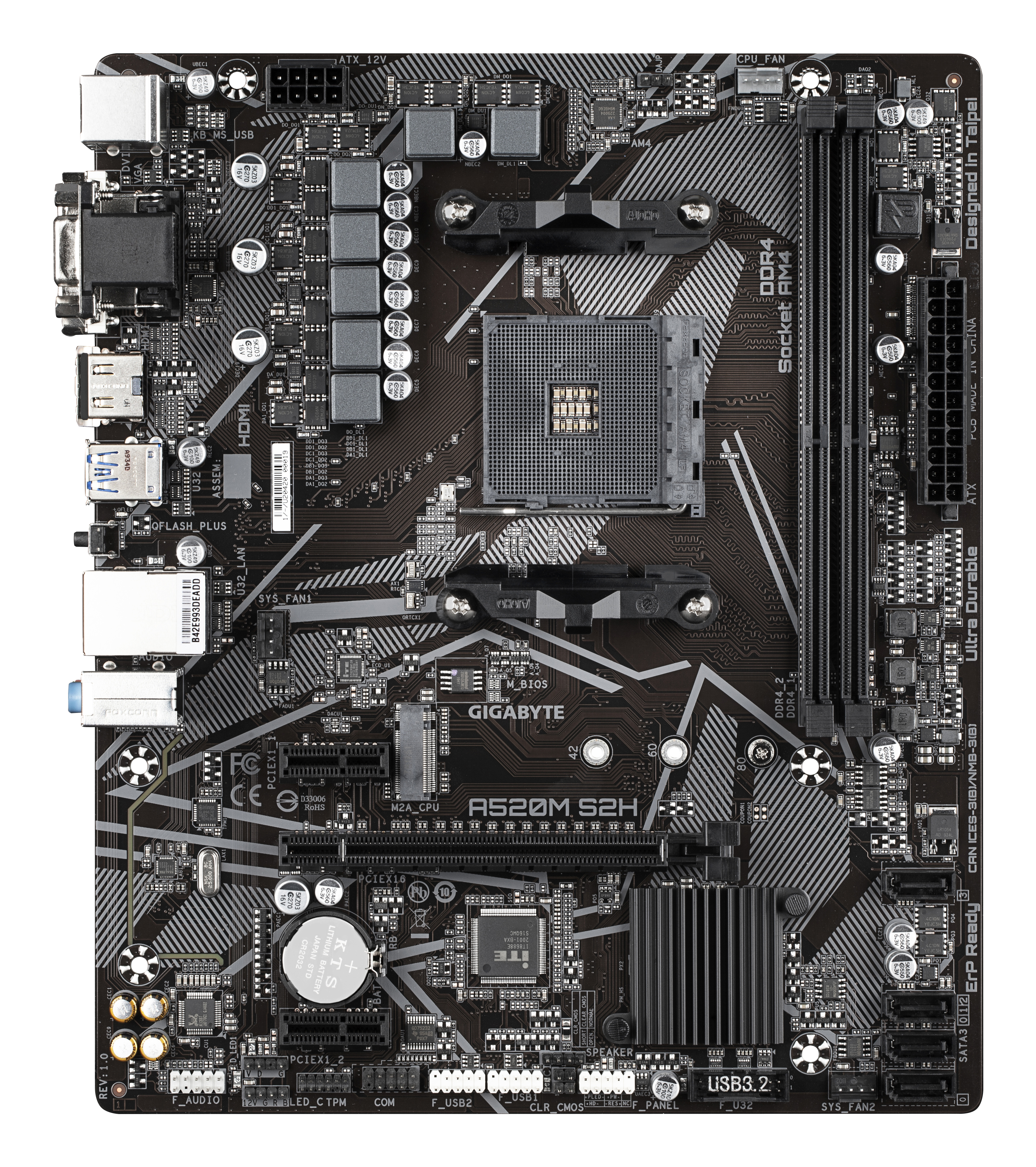 GIGABYTE A520M S2H