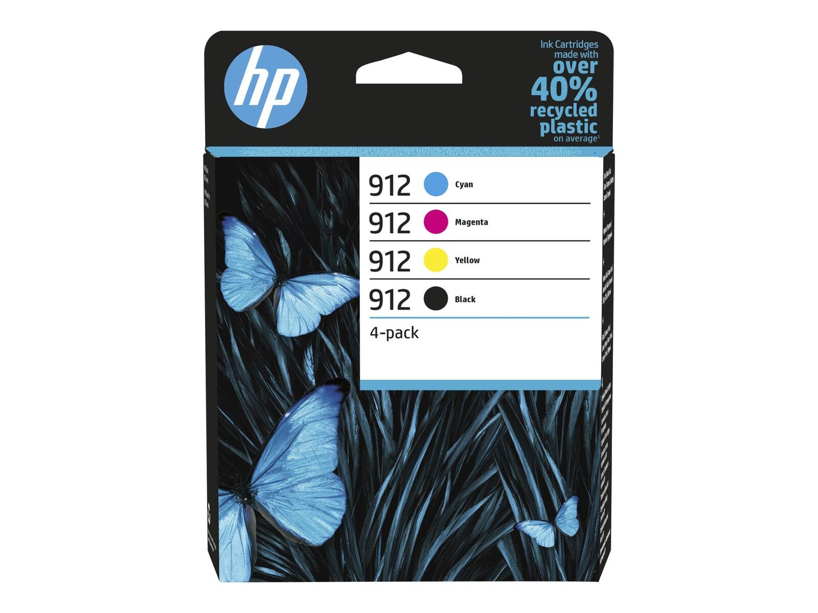 HP 912 4er-Pack Original-Druckerpatronen Schwarz/Cyan/Magenta/Gelb