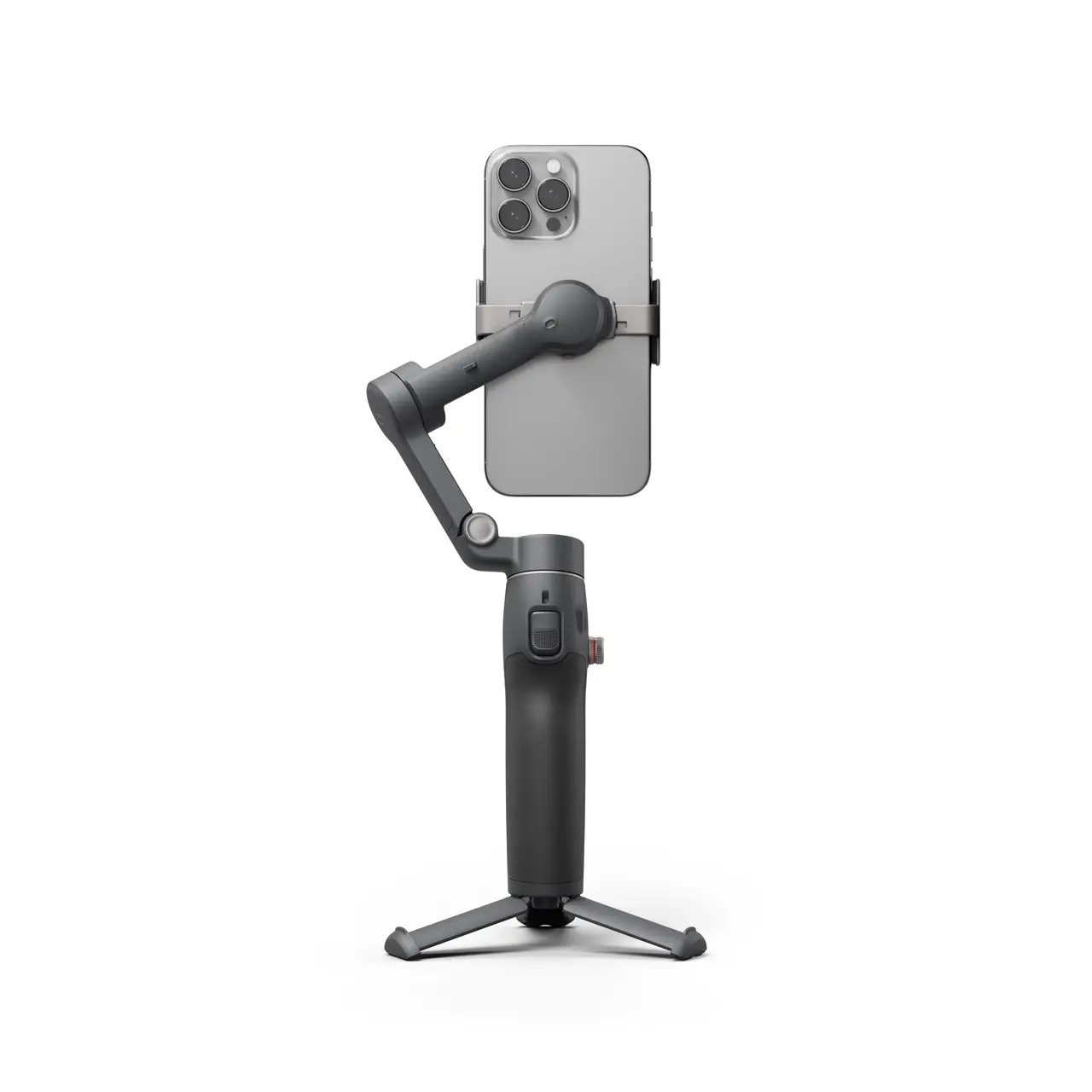 DJI Osmo Mobile 8 - Stativ mit Handy von Hinten