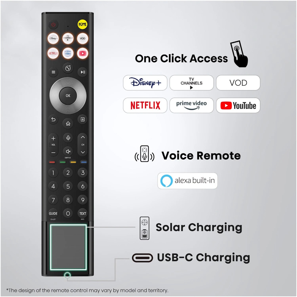 Hisense UR9DS LED-TV ULED - Fernbedienung