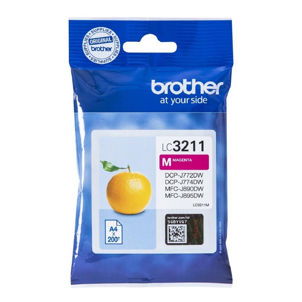 Brother LC3211M Druckerpatrone 1 Stück(e) Original Standardertrag Magenta