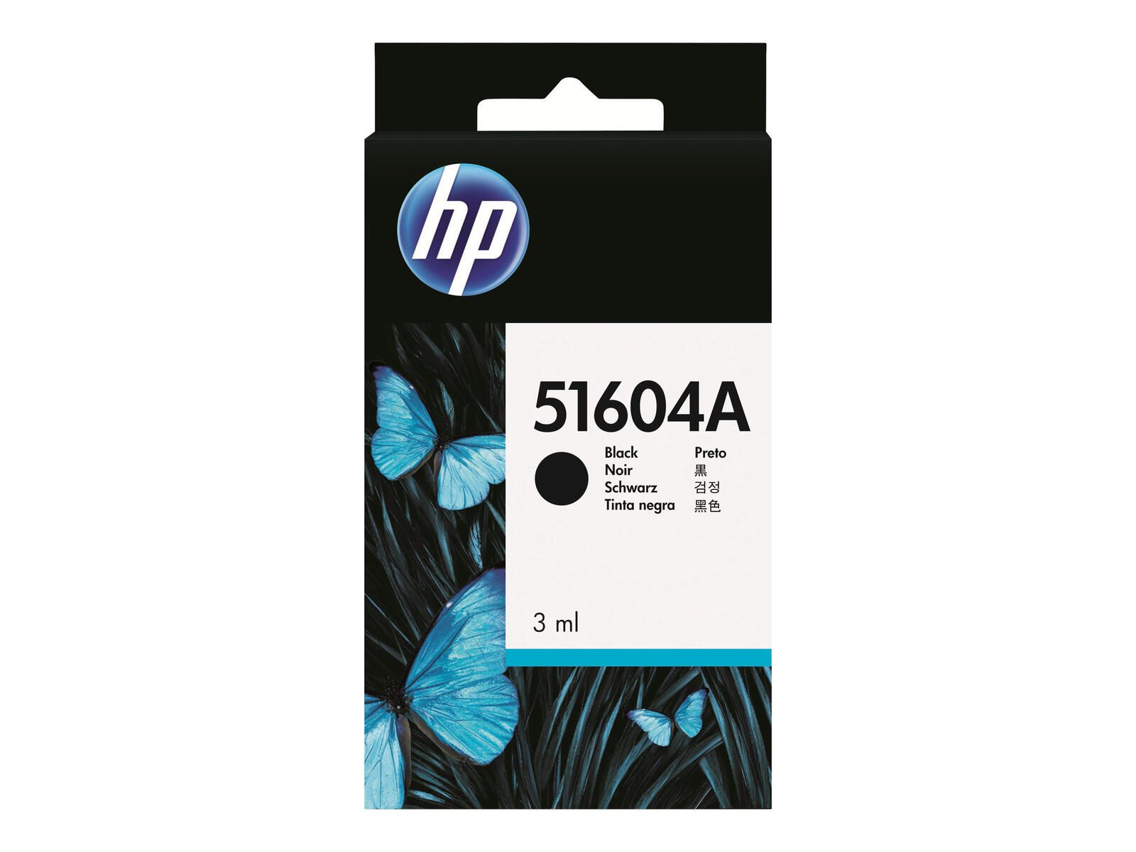 HP Schwarz Druckerpatrone für Normalpapier
