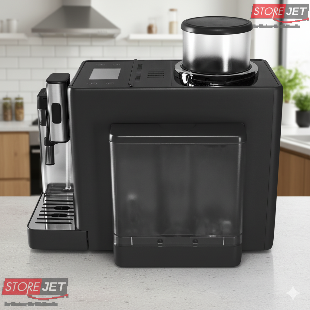 De’Longhi Rivelia EXAM440.55B – Kaffeevollautomat mit wechselbarem Bohnenbehälter, schwarz