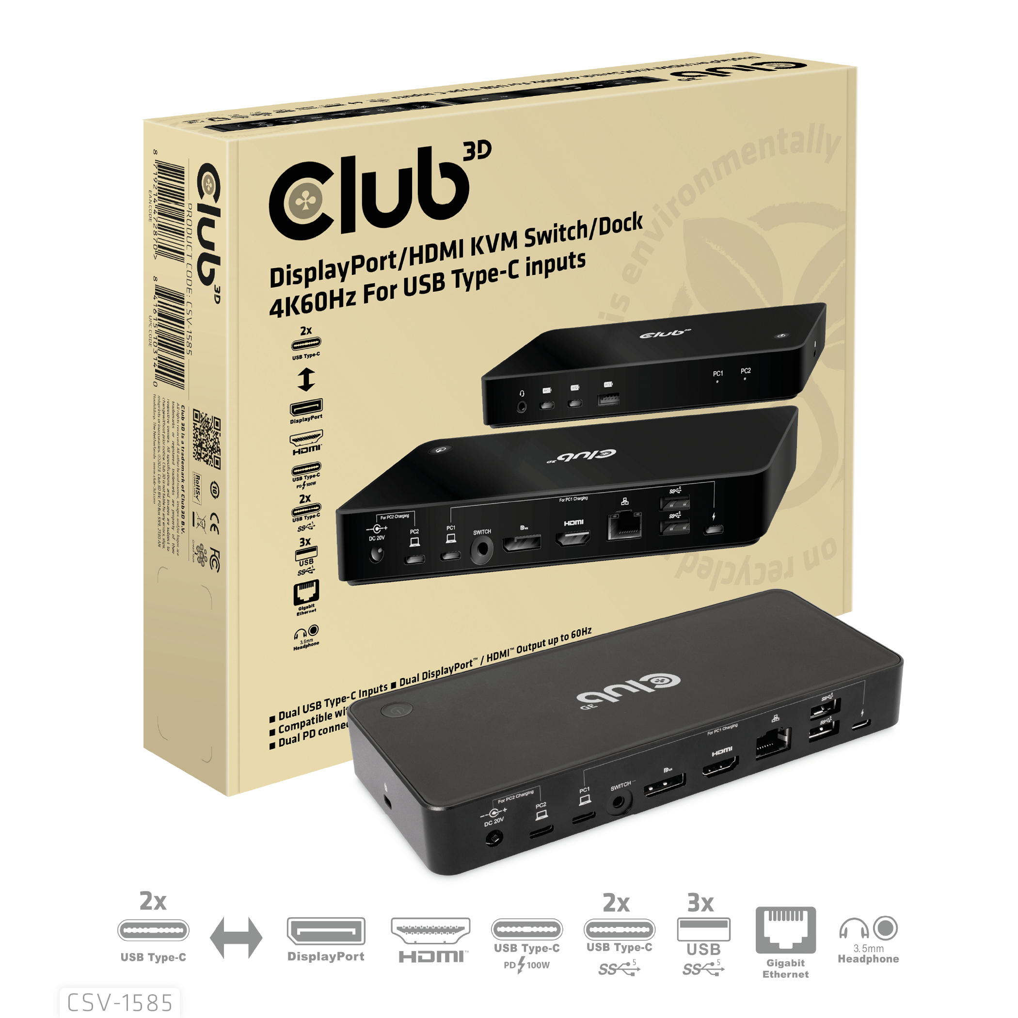 Club 3D CSV-1585
