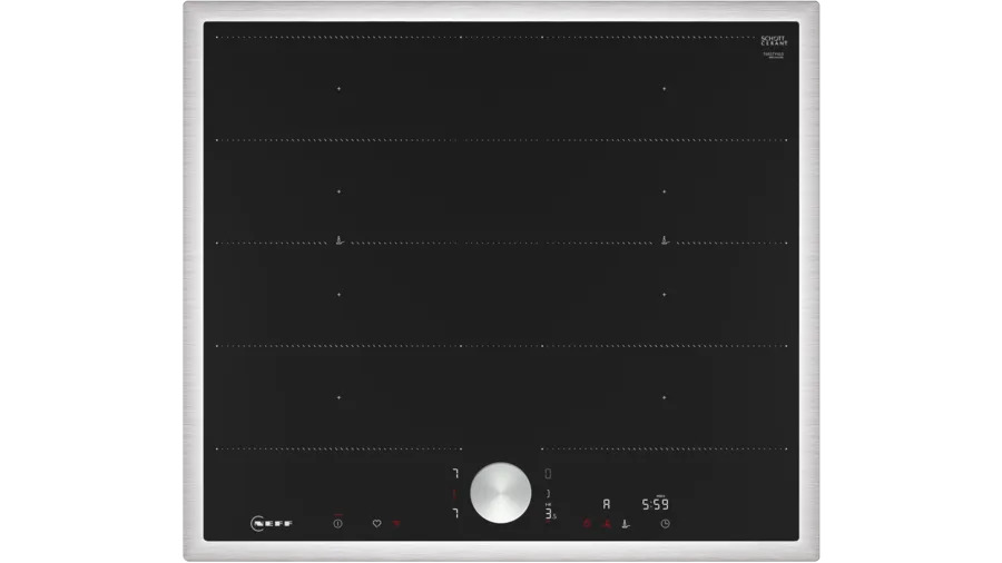 1jMjNI6ENv8Nzm NEFF  N90 Induktionskochfeld 60 cm Schwarz, Mit Rahmen aufliegend T66STY4L0