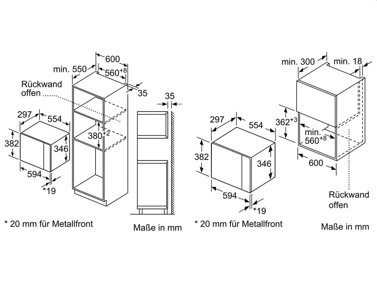 1_3mDEOvENxomyx0 NEFF HWB23 Einbau Mikrowelle Maße