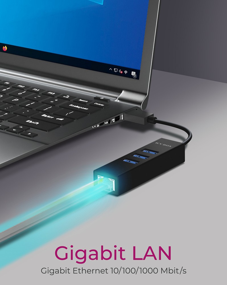 ICY BOX IB-HUB1419-LAN