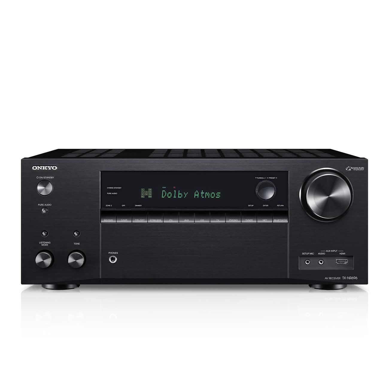 ONKYO TX-NR696 7.2 Kanal AV Receiver (THX Kinoklang, Dolby/DTS:X) 175W/Kanal AV Receiver Schwarz