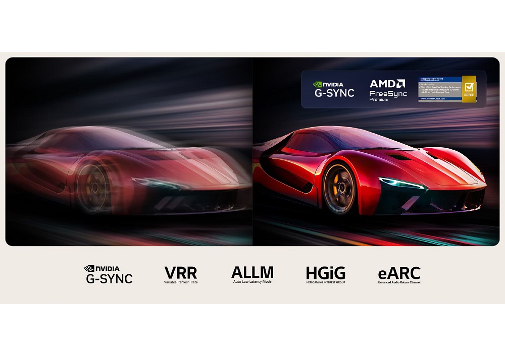 Gaming Features 120Hz und G-Sync Support