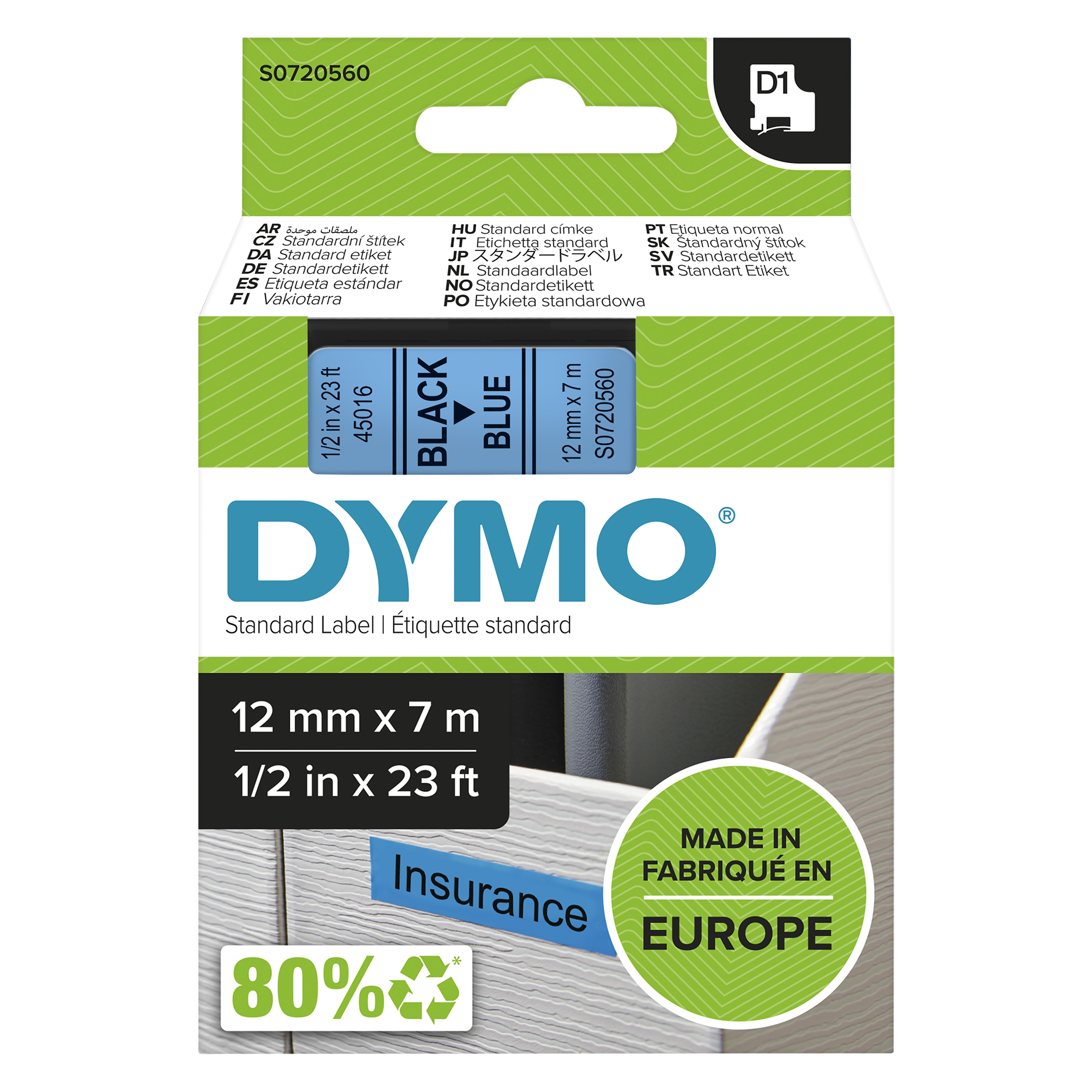 DYMO D1-Etikettenband S0720560