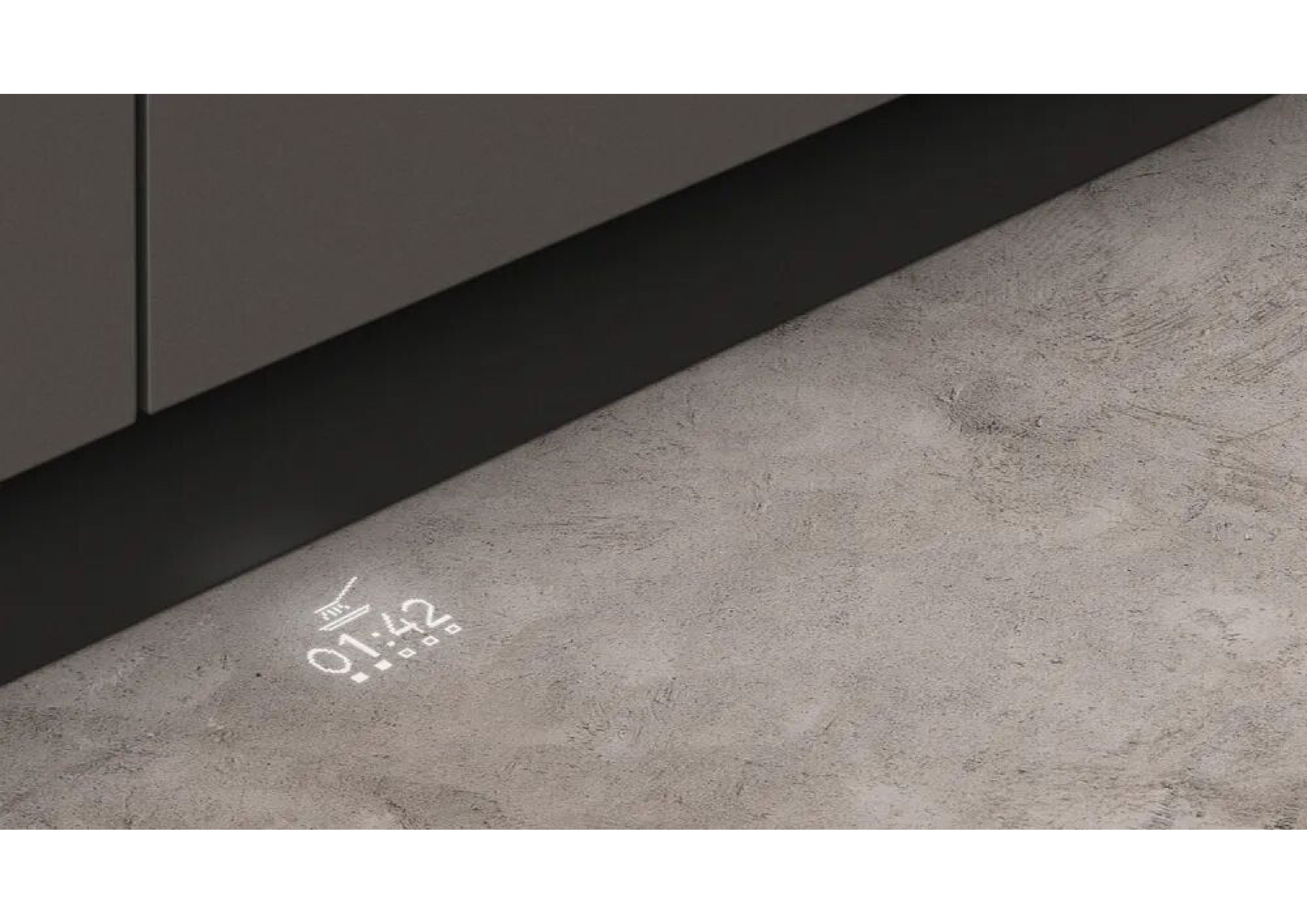 Neff TimeLight Projektion auf dem Boden