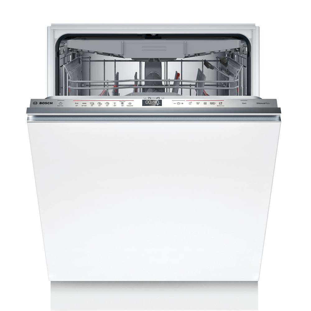 Bosch SBD6ECX12E vollintegrierter Geschirrspüler, Frontansicht, 60 cm Breite