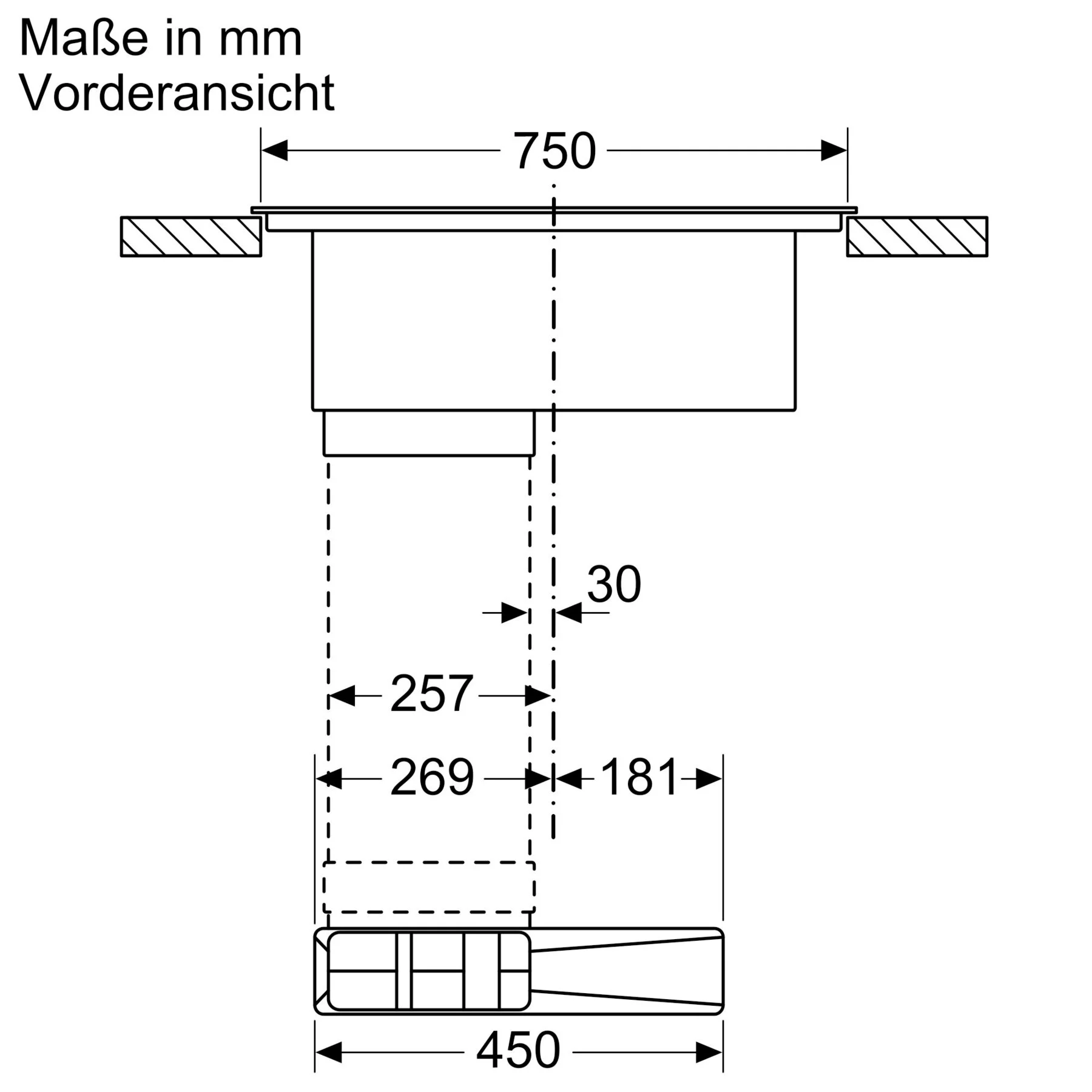 SIEMENS ED811FQ15E, Induktionskochfeld mit Dunstabzug, 802 mm breit, 522 mm tief, EEK: B, EAN: 4242003876510