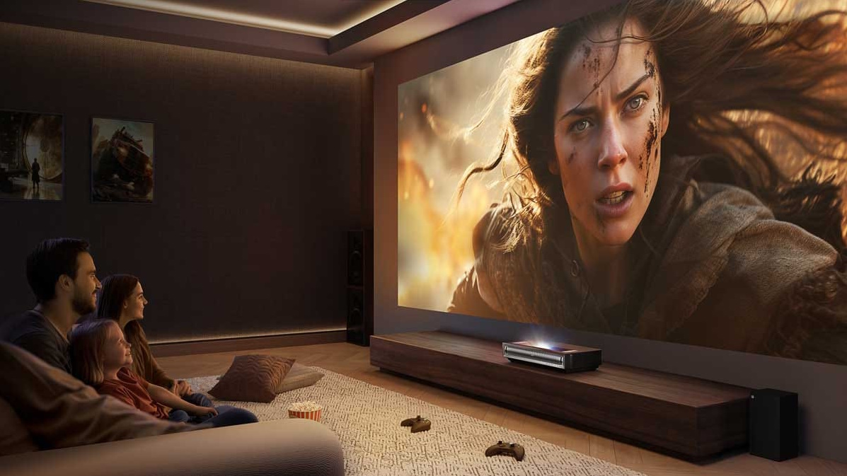 Hisense PX3 Pro TriChroma Premium 4K Laser TV Panorama Banner