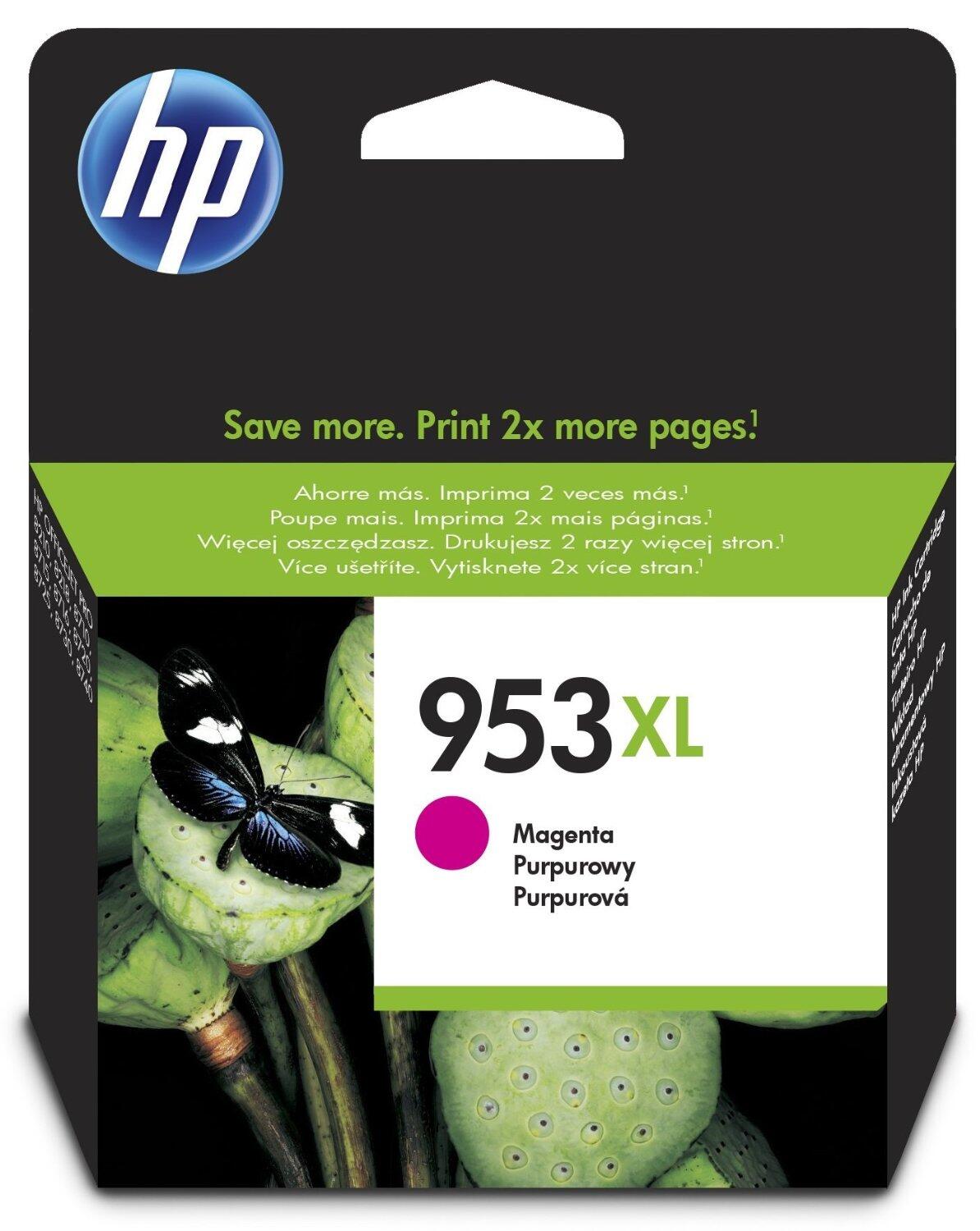 HP 953XL Magenta Original Tintenpatrone mit hoher Reichweite