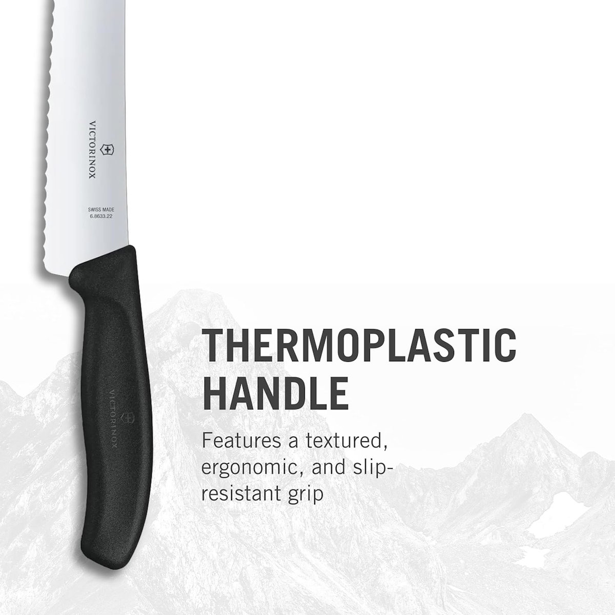 Victorinox Brotmesser, ergonomischer TPE-Griff