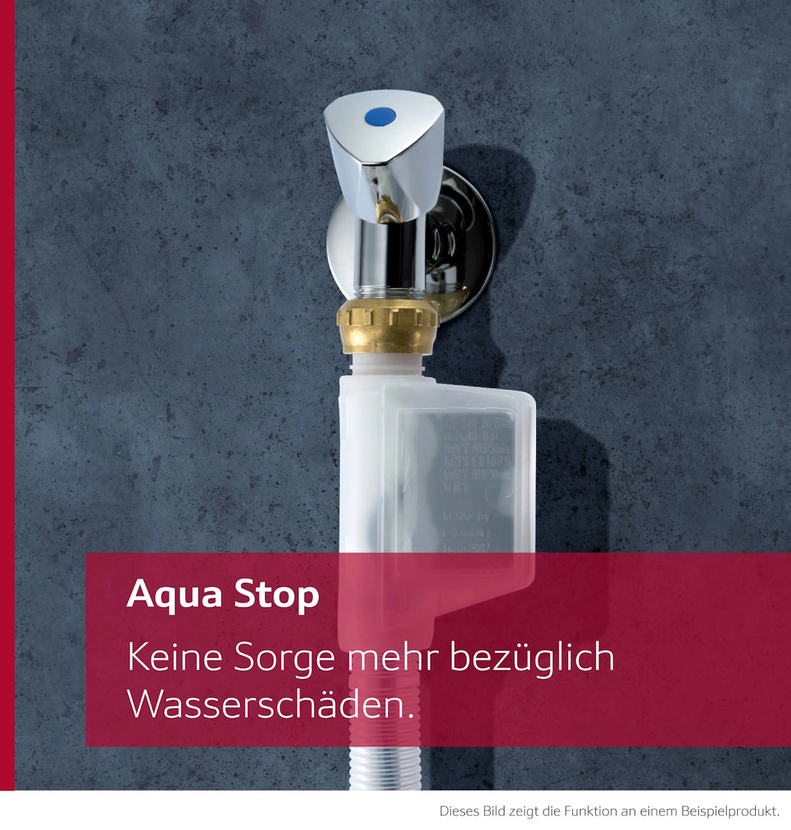 Neff S155EVX04E mit AquaStop-Sicherheitssystem als dauerhafter Schutz vor Wasserschäden sowie AquaSensor für bedarfsgerechte Wasserdosierung im Spülgang