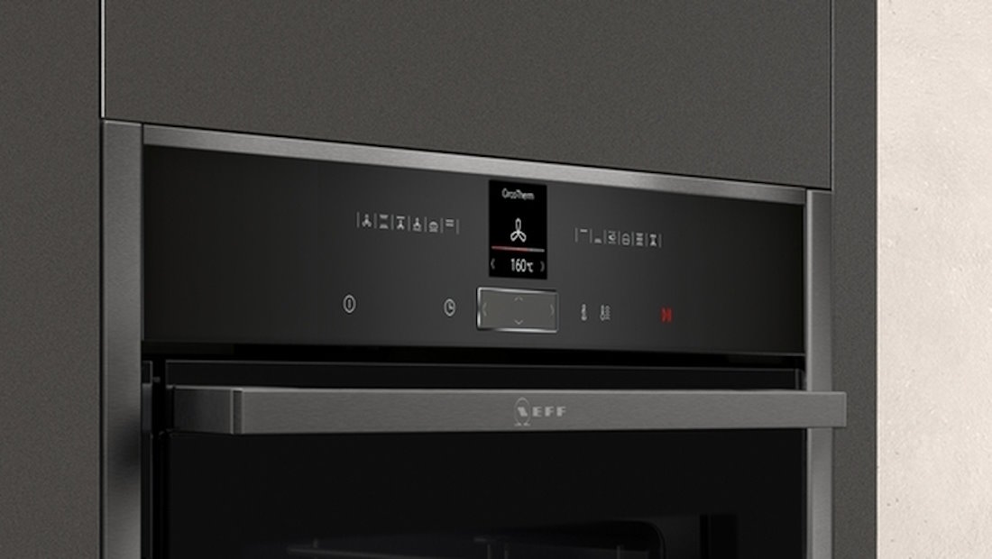 NEFF N70 B47CR22G0 Einbau-Backofen Slide & Hide Easy Graphite Grey