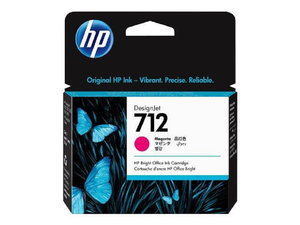 HP 712 Magenta DesignJet Druckerpatrone, 29 ml