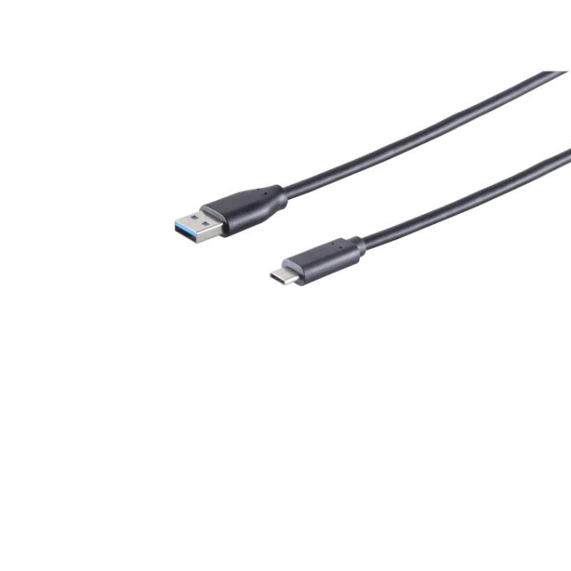 USB Kabel Typ 3.1 C-ST auf Typ 3.0 A-ST schwarz 1,8m