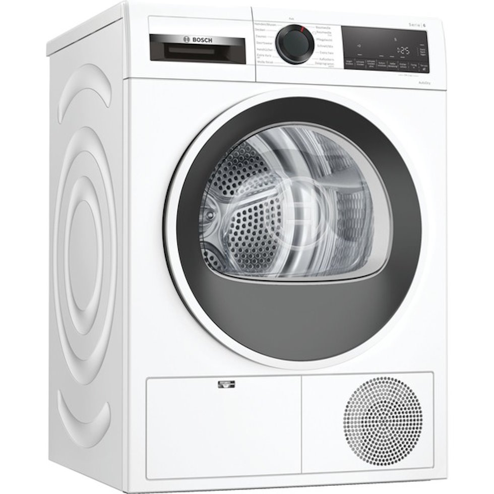 Bosch Serie 6 Wäschetrockner WQG241000 - Produkt Highlight      EasyClean mit A++: trocknet sehr effizient. Einfache Reinigung des Kondensatorfilters.
