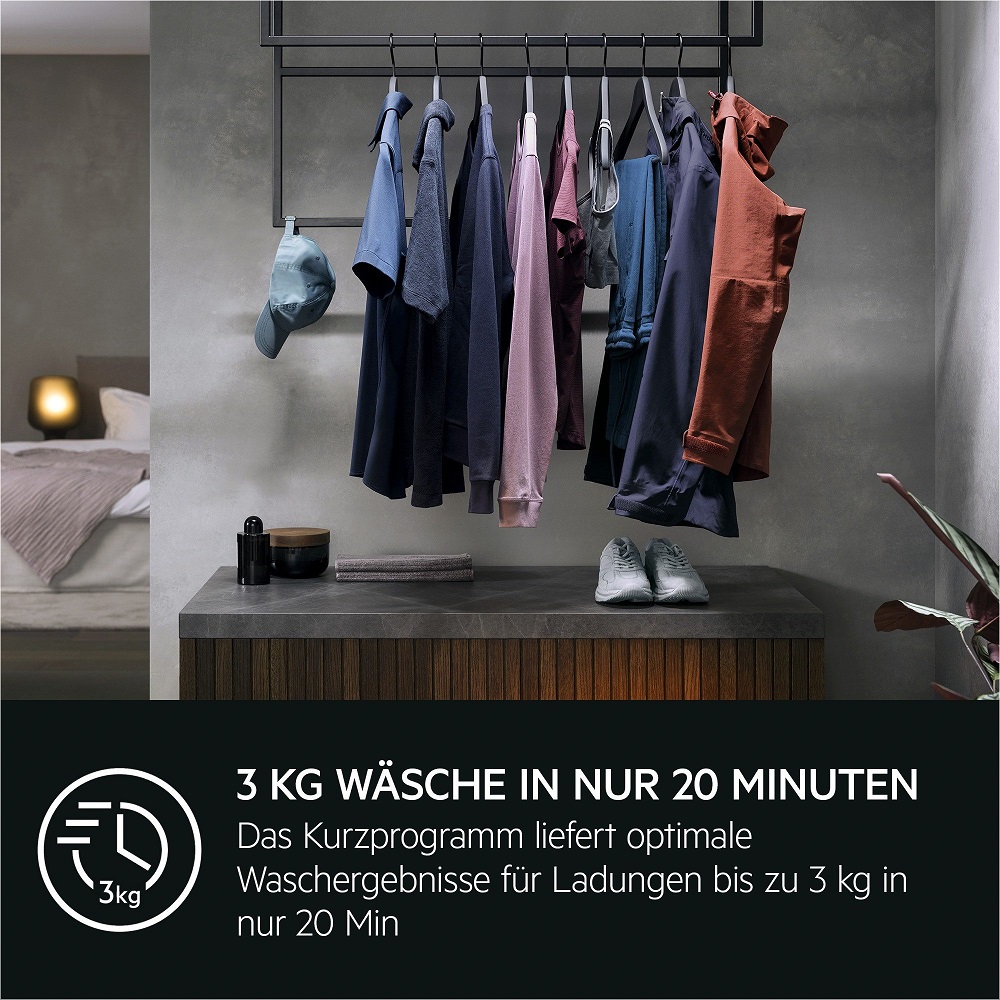 AEG LTR7A70260 - 3 KG Wäsche in nur 20 Minuten