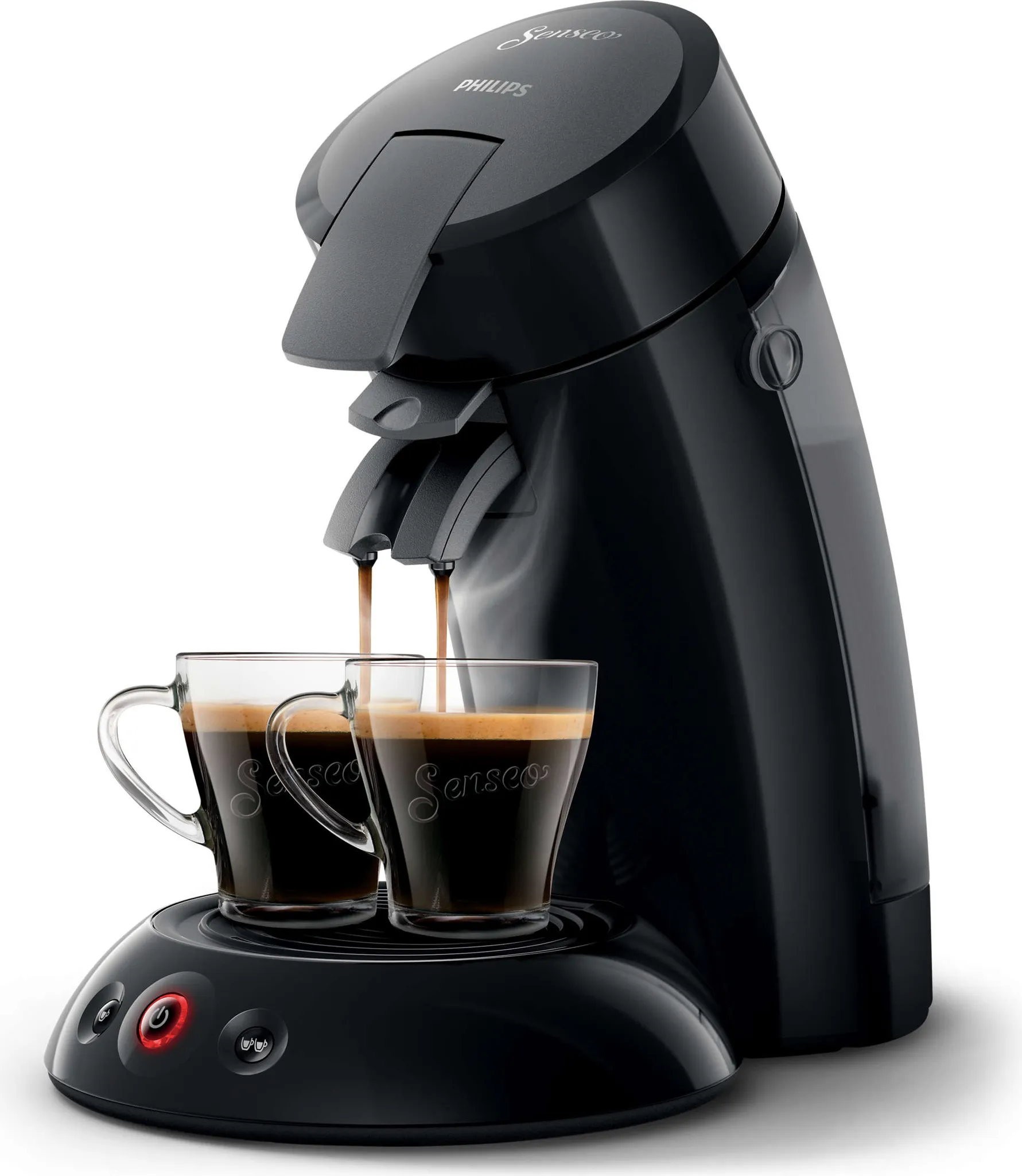 Philips Senseo HD 6553/66 Kaffeepadmaschine, schwarz / Deep Black