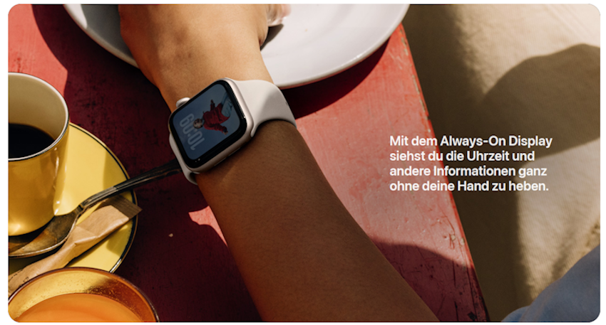 Apple Watch SE 3 Always-On Display
