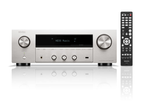 DENON DRA-900H 2.2-Kanal 145W 8K-AV-Re­cei­ver (Blue­tooth, WLAN) mit HEOS Built-in, silber