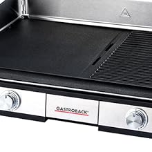 GASTROBACK 42523 Design Tischgrill Advanced Pro BBQ mit getrennten Grillflächen