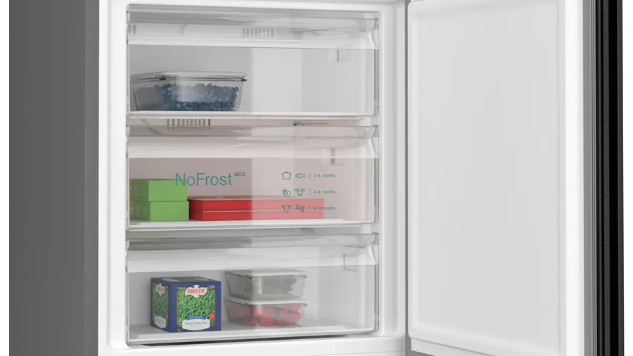 1_3U5KQfRbefPB2H SIEMENS KG49NXXCF Freistehende Kühl-Gefrier-Kombination mit Gefrierbereich blackSteel