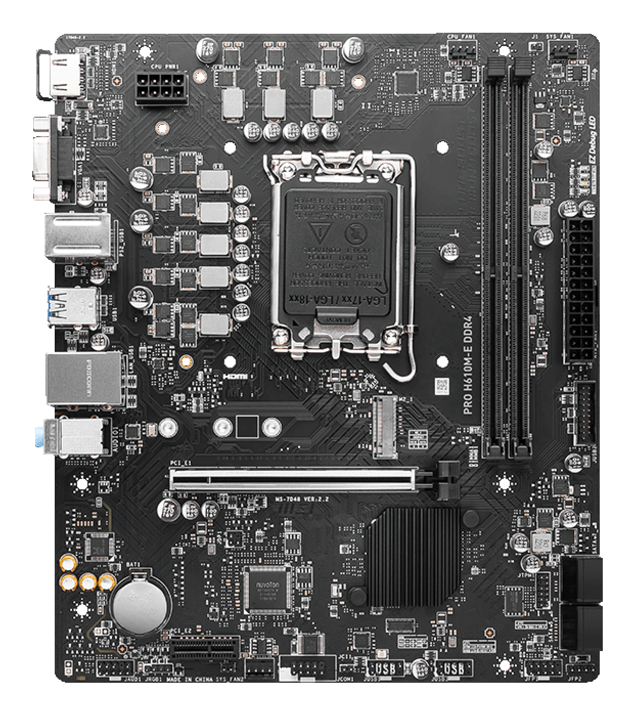 MSI PRO H610M-E DDR4