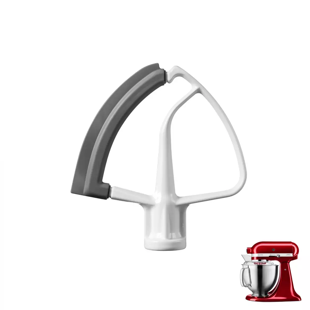 KitchenAid 5KFE5T Flexibler Flachrüher - kompatibel nur mit den 4,3 L und 4,8 L Küchemaschinen