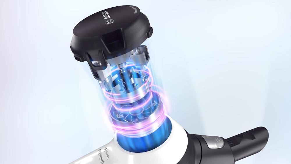 Bosch BKS611MTB Unlimited 6 Cordless Vacuum Cleaner | Lightweight | TurboSpin Motor &amp; Mini Turbo Nozzle