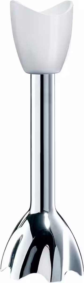 PowerBell Plus stainless steel blending shaft with extra milling blade for faster results.