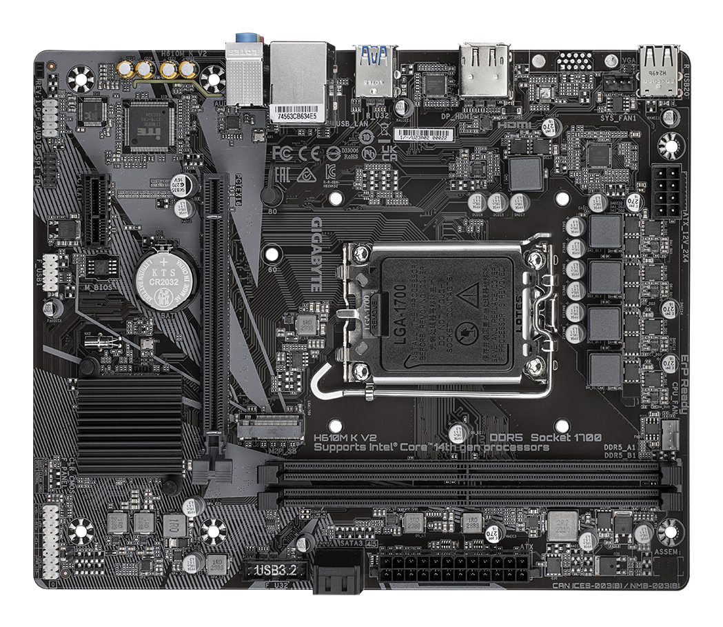 GIGABYTE H610M K V2