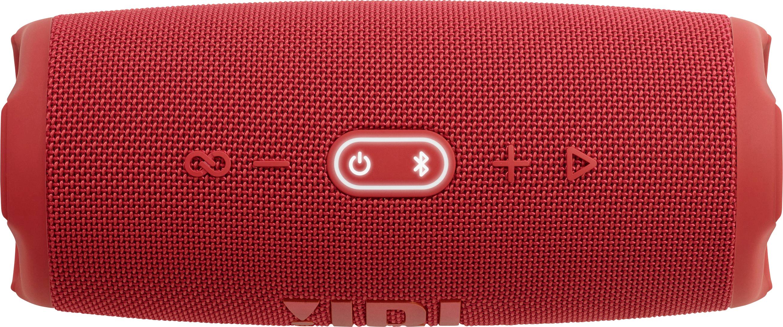 JBL Charge 5 Bluetooth Lautsprecher Wasserfest IP67 Rot Oben