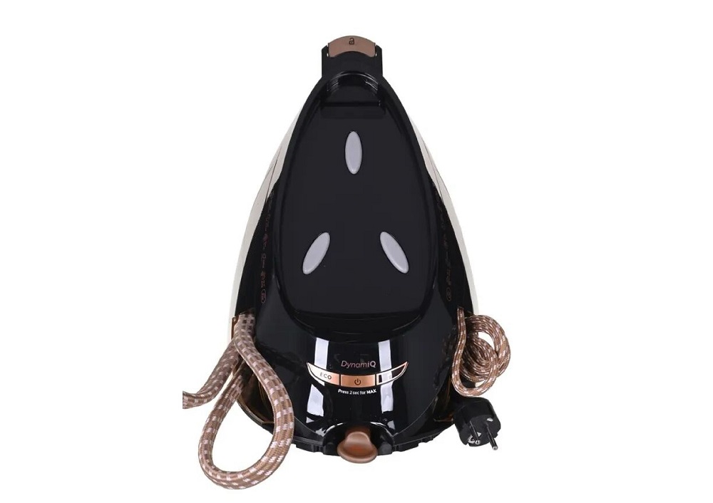 Rückansicht der Basisstation mit Schlauchaufbewahrung und Transportverriegelung